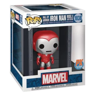 Funko POP! FK64806 Hall of Armor: Iron Man Model 8 Silver Centurion